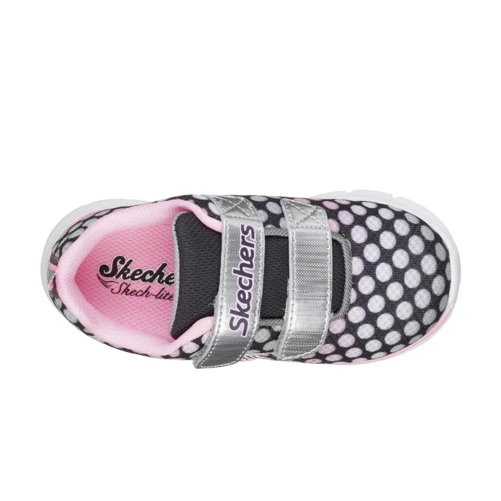 Skechers Skech-Lite Lil' Dots Touch Fastening Trainer