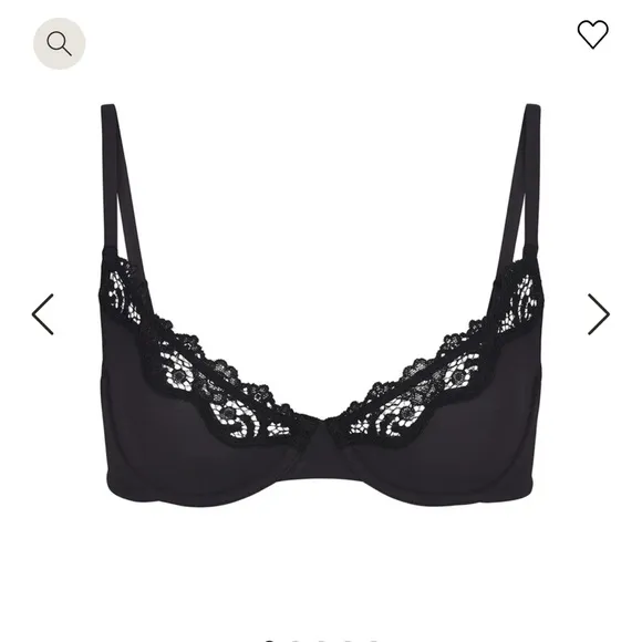 Skims Fits Everybody Lace UNLINED SCOOP BRA