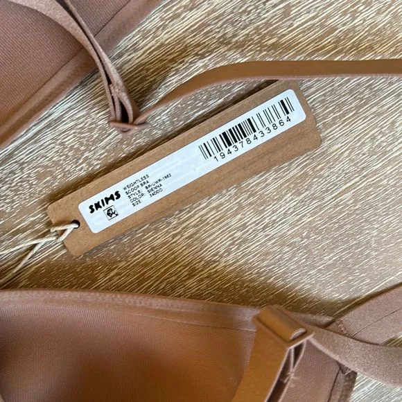 SKIMS Weightless Scoop Bra Sienna Size 34DDD