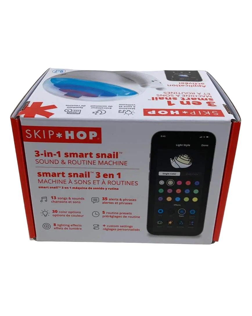 Skip Hop 3 In 1 Smart Snail Sound And Routine Machine