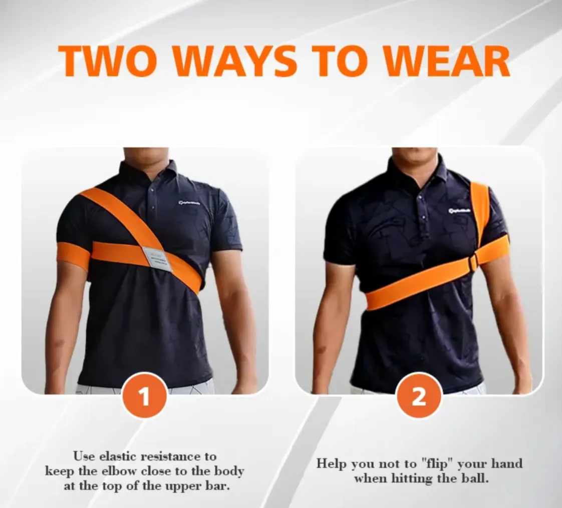 Smooth Golf Swing Correcting Trainer Band