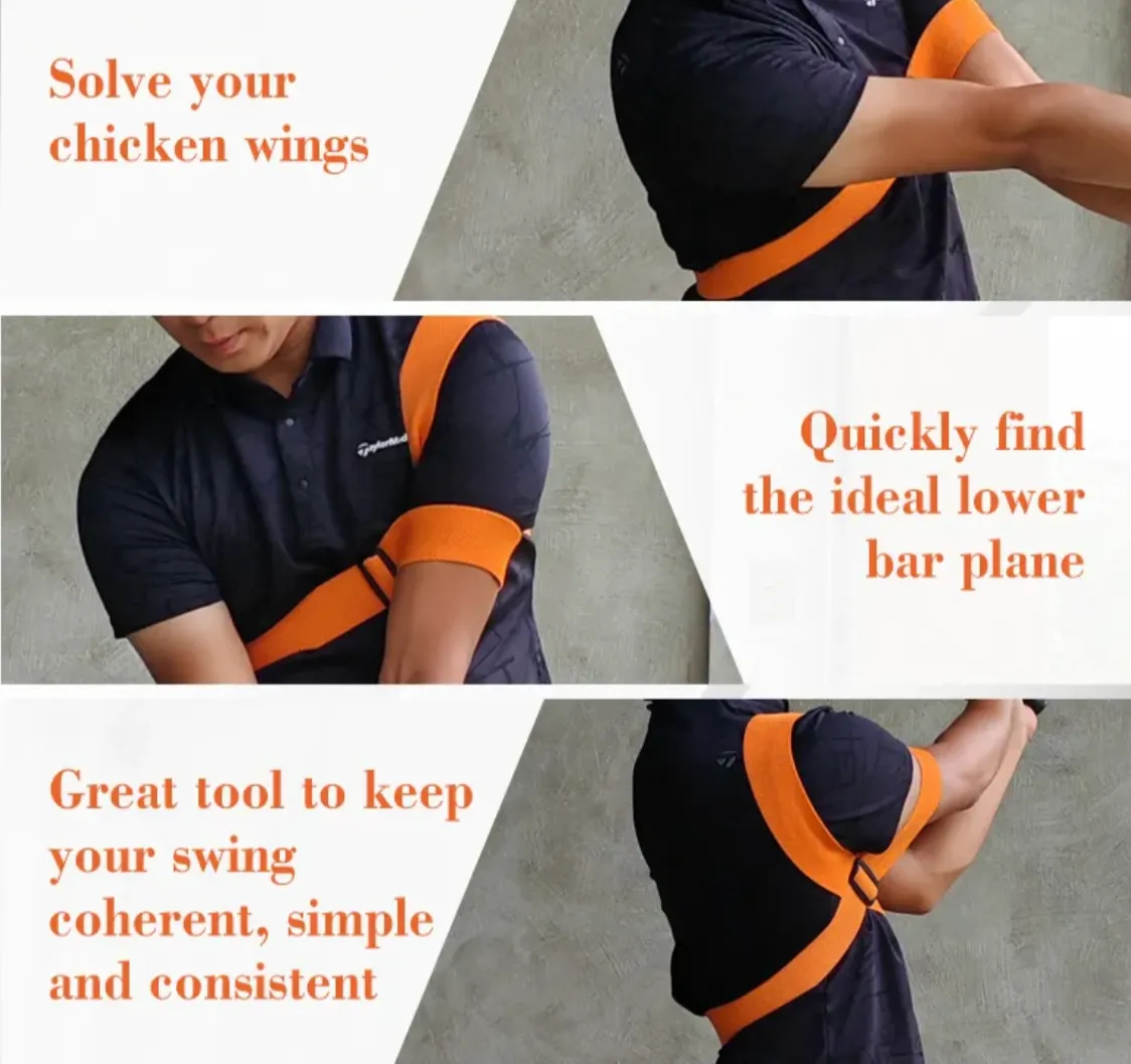 Smooth Golf Swing Correcting Trainer Band