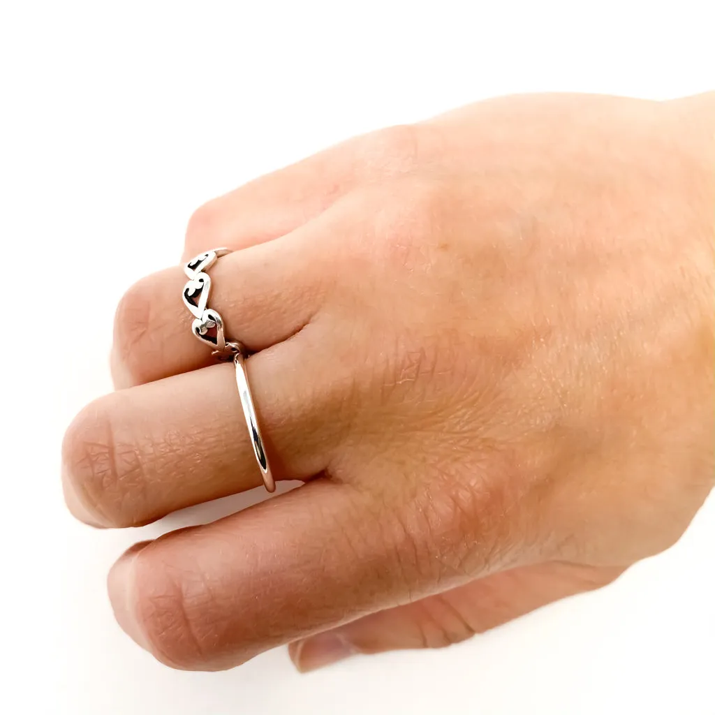 Smooth Stacker Ring | Silver