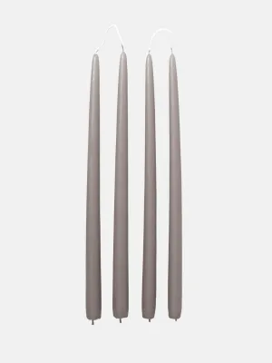 Smooth Taper Candles - Linen