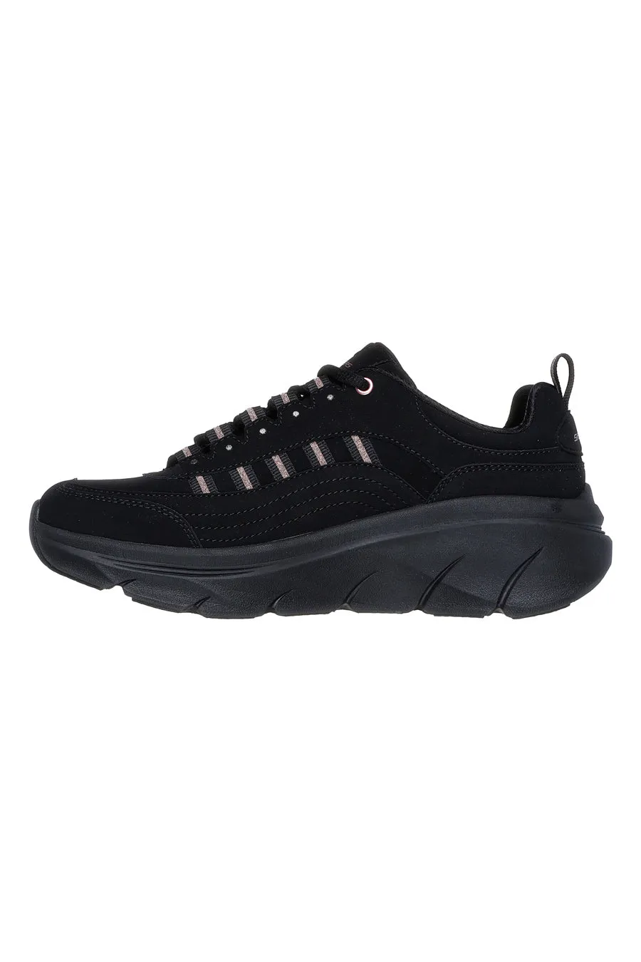 Sneakers Nere con Dettagli Glitter SKECHERS D'LUX WALKER 2.0 GOLDEN STEP
