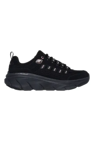 Sneakers Nere con Dettagli Glitter SKECHERS D'LUX WALKER 2.0 GOLDEN STEP