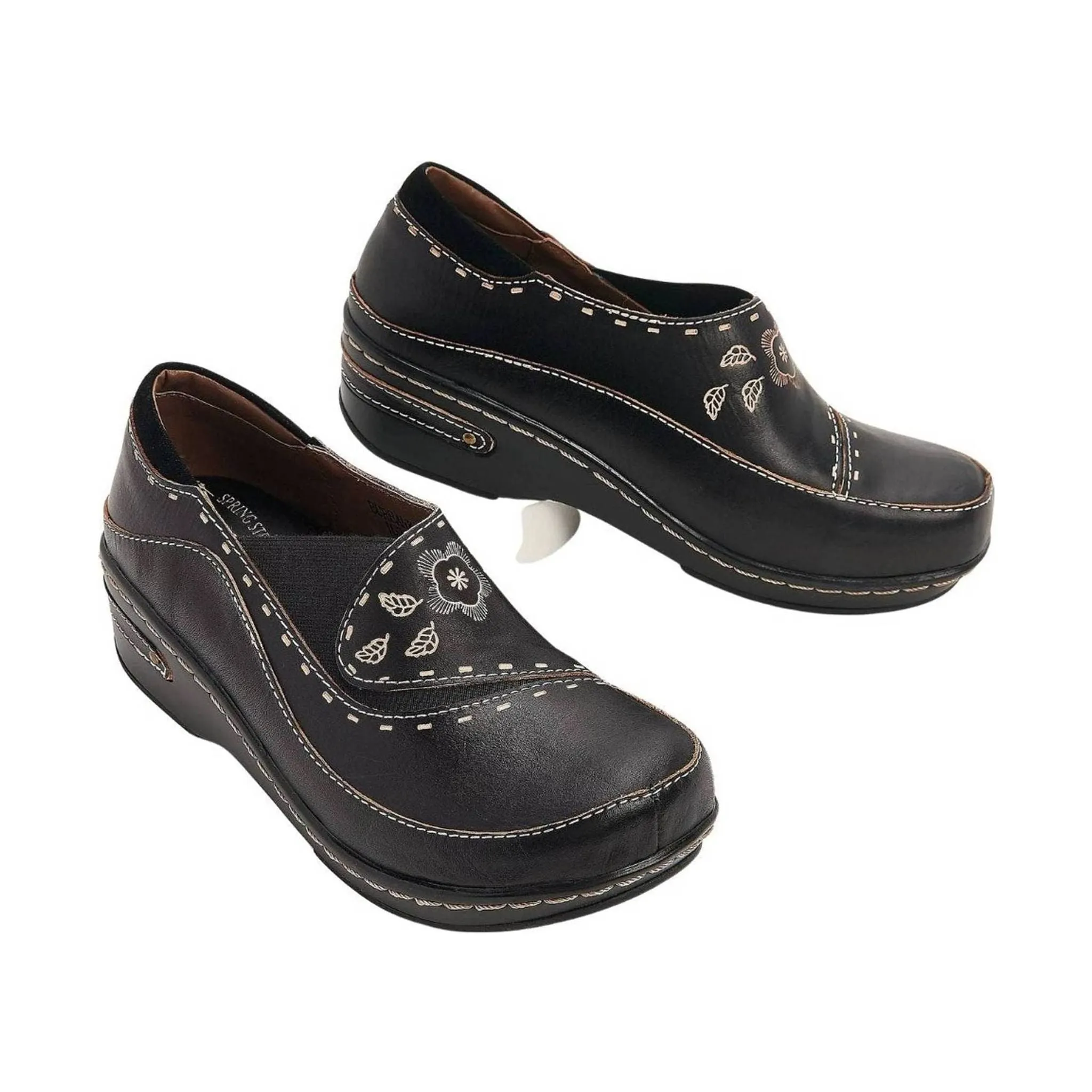 Spring Step L'artiste Women's Burbank Clogs - Black