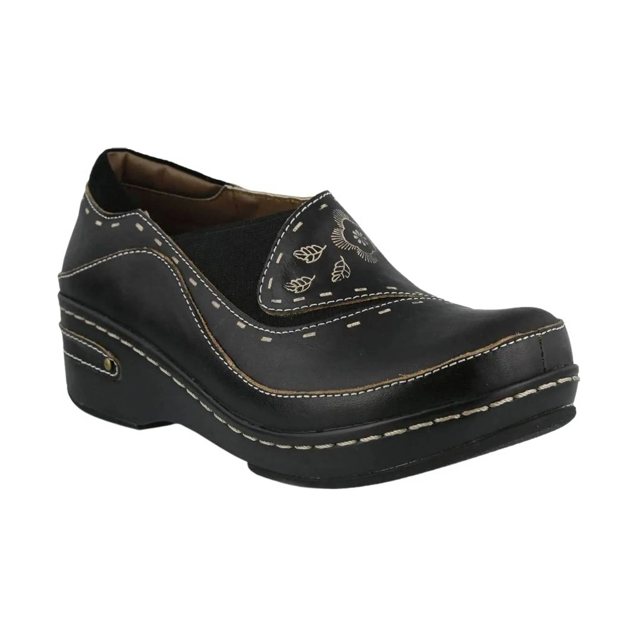 Spring Step L'artiste Women's Burbank Clogs - Black