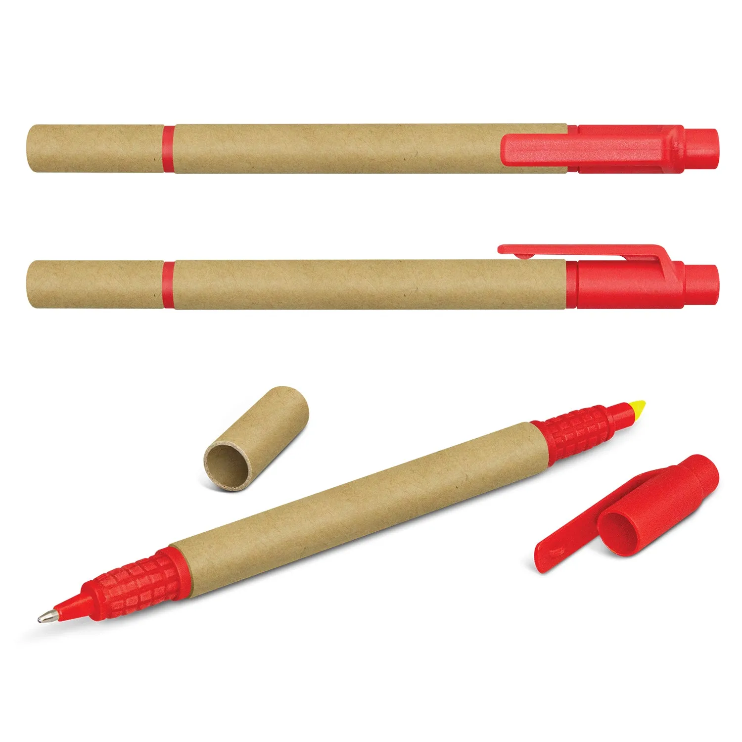 Stock Eco Pen With Highlighter(SP-48T)