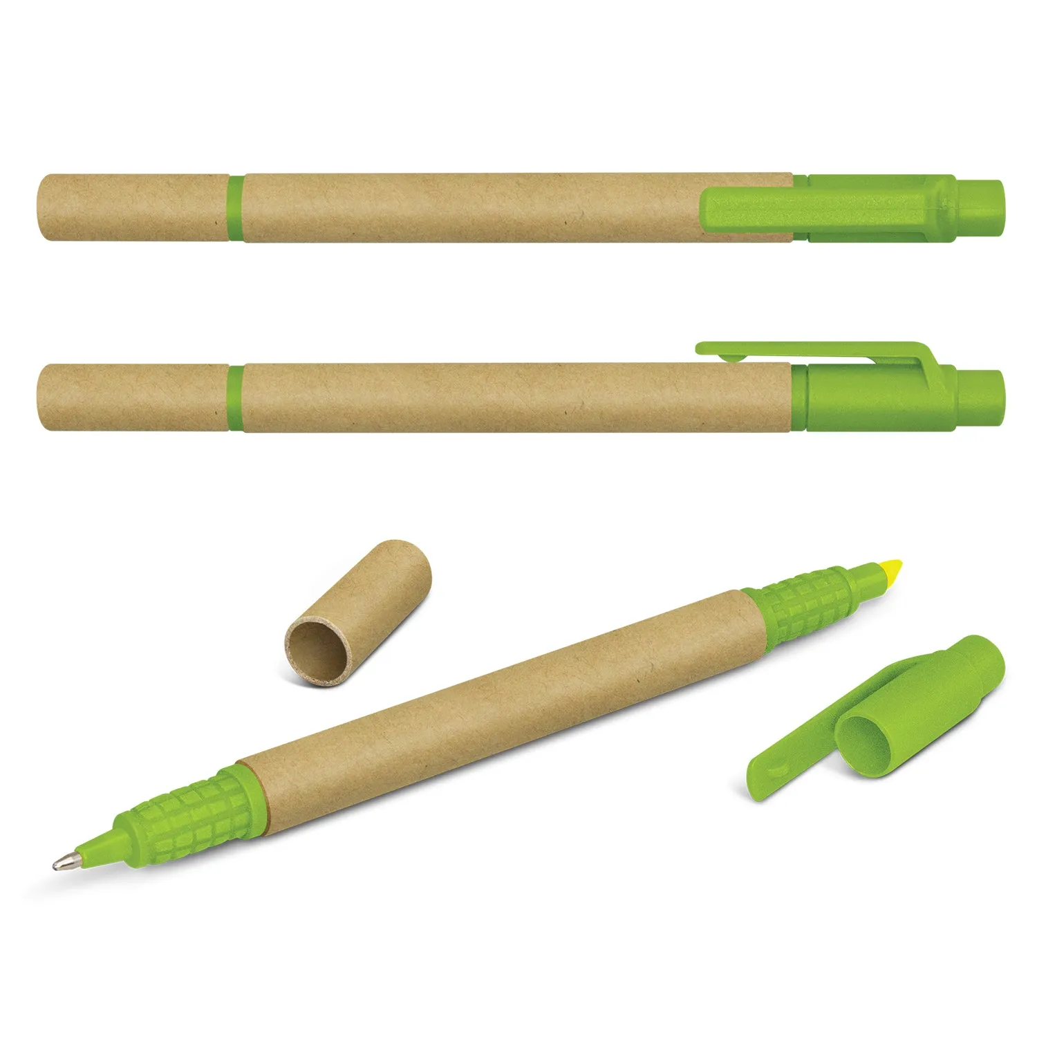 Stock Eco Pen With Highlighter(SP-48T)