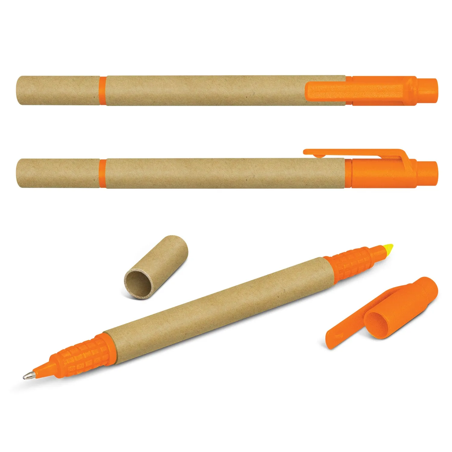 Stock Eco Pen With Highlighter(SP-48T)