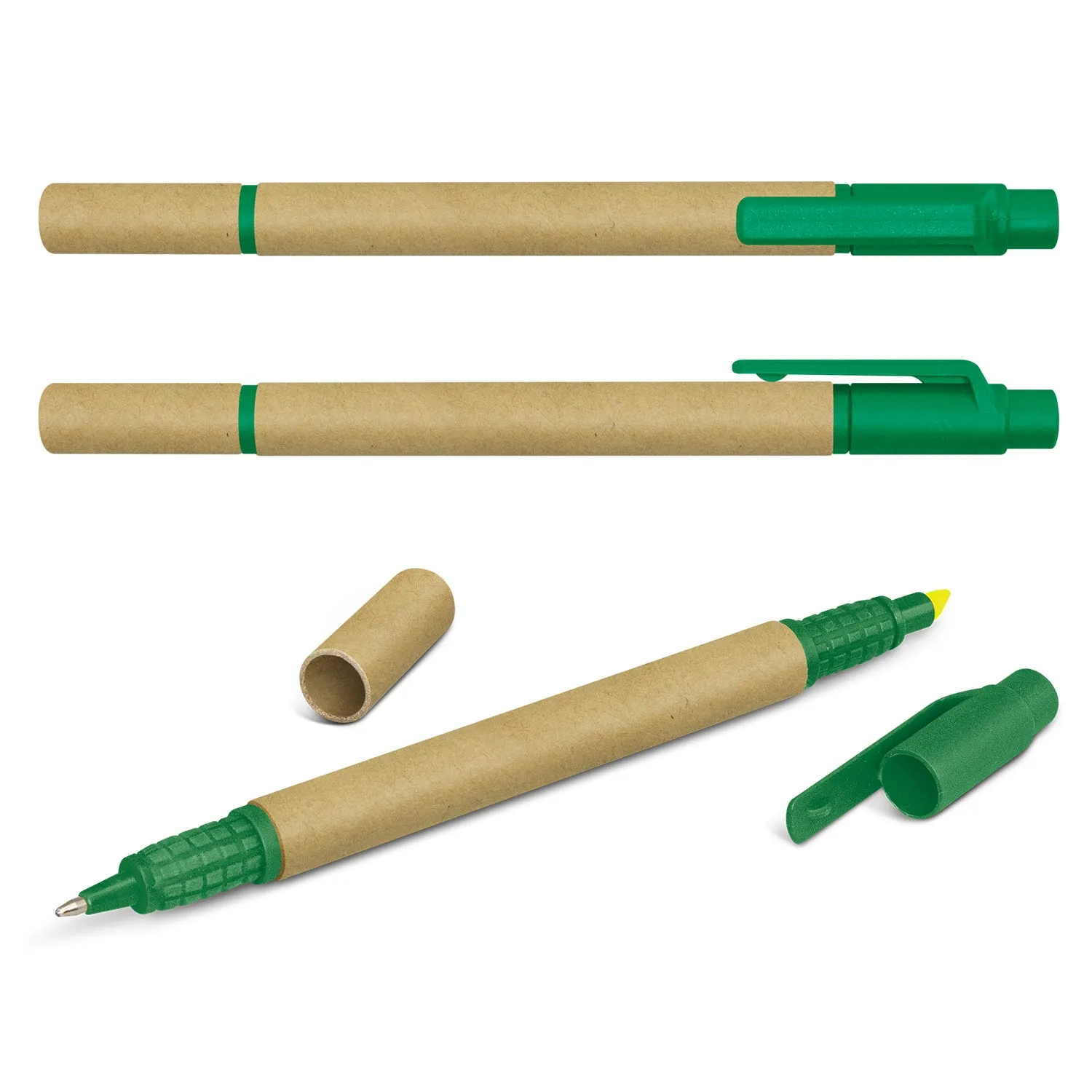 Stock Eco Pen With Highlighter(SP-48T)