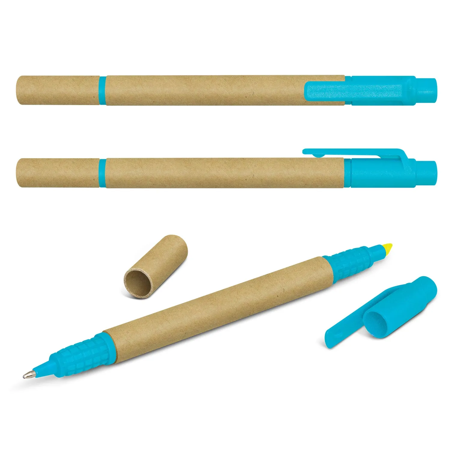 Stock Eco Pen With Highlighter(SP-48T)