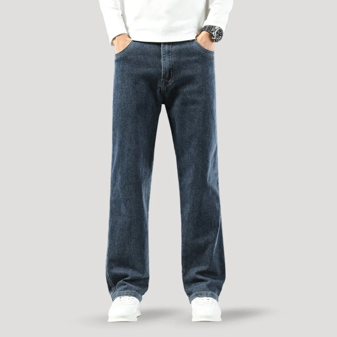 Straight Leg Jeans – Washed Black – Relaxed Classic Fit