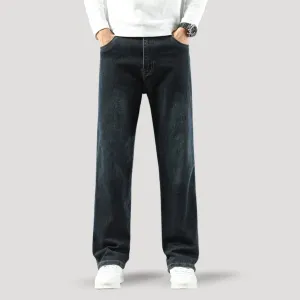 Straight Leg Jeans – Washed Black – Relaxed Classic Fit