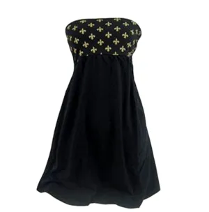 Strapless Fleur De Lis Dress Small