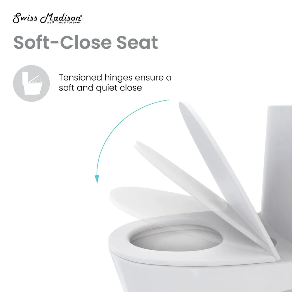 Sublime II One-Piece Round Toilet with Left Side Flush, 10" Rough-In 1.28 gpf