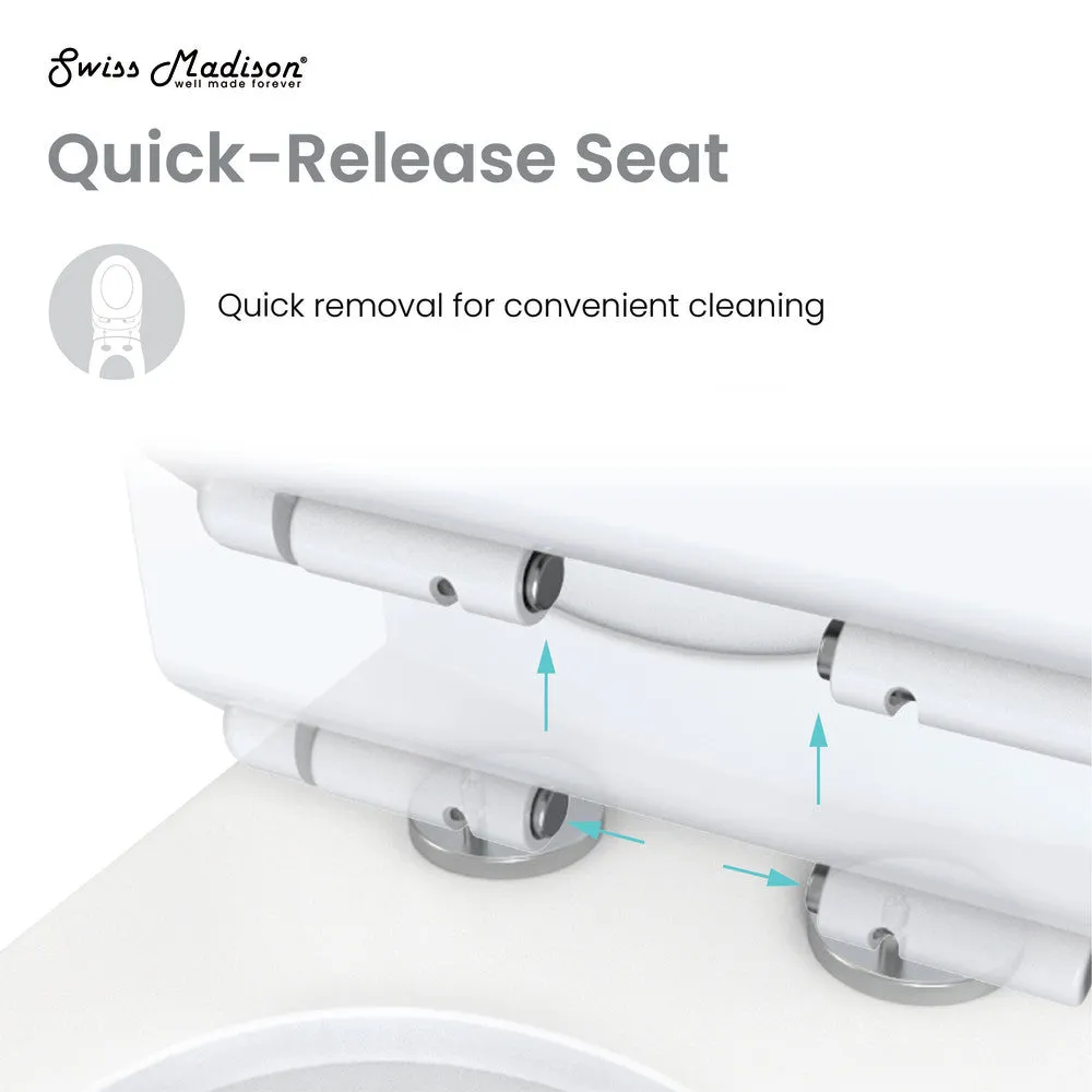 Sublime II One-Piece Round Toilet with Left Side Flush, 10" Rough-In 1.28 gpf