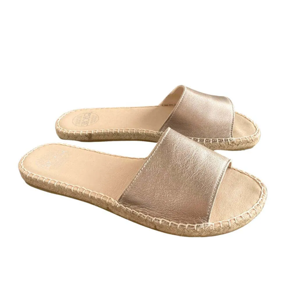 Summer Espadrille in Bronze