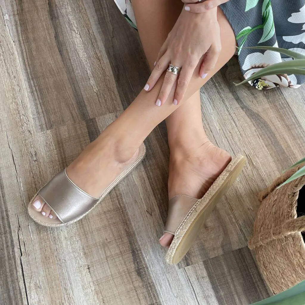 Summer Espadrille in Bronze