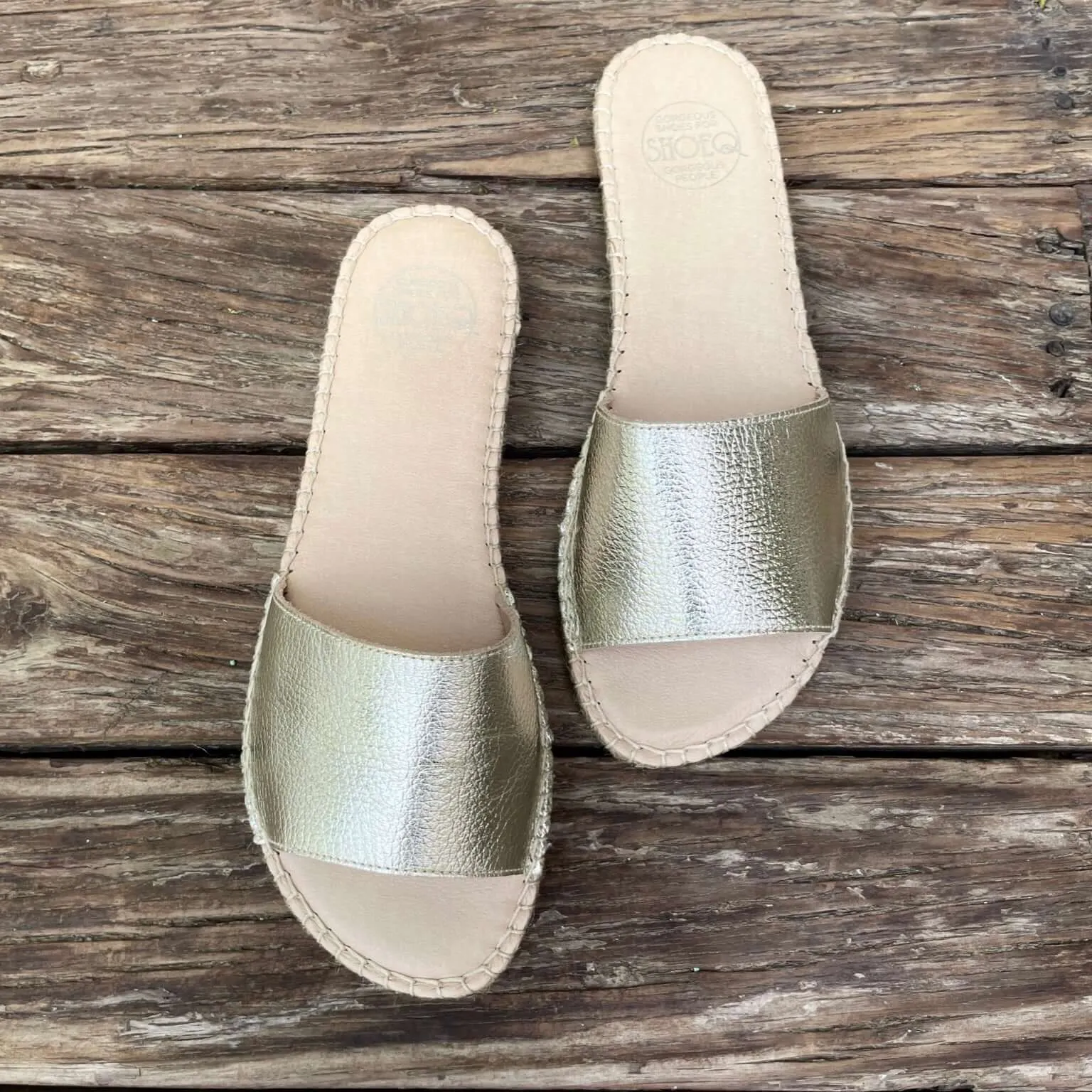 Summer Espadrille in Champagne