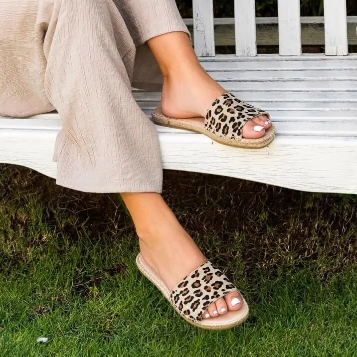 Summer Espadrille in Leopard Print