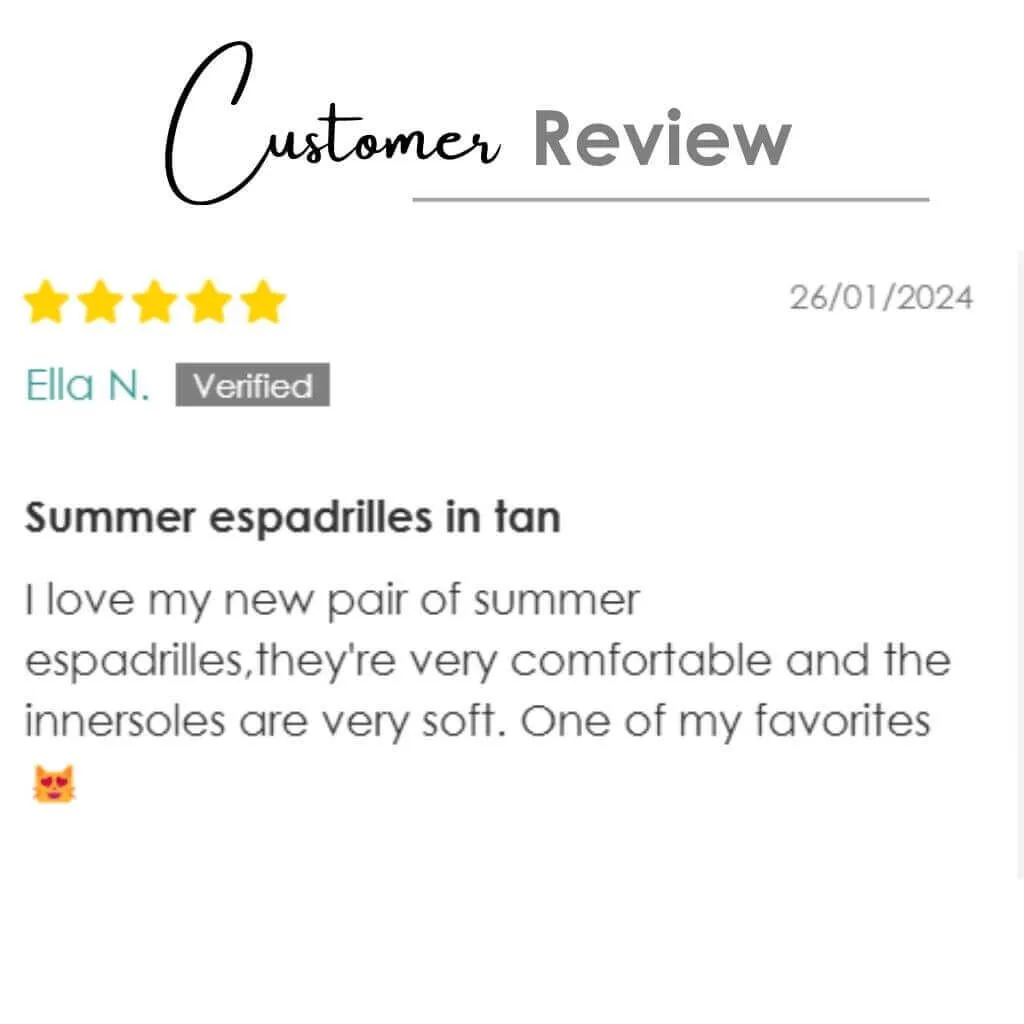 Summer Espadrille in Tan