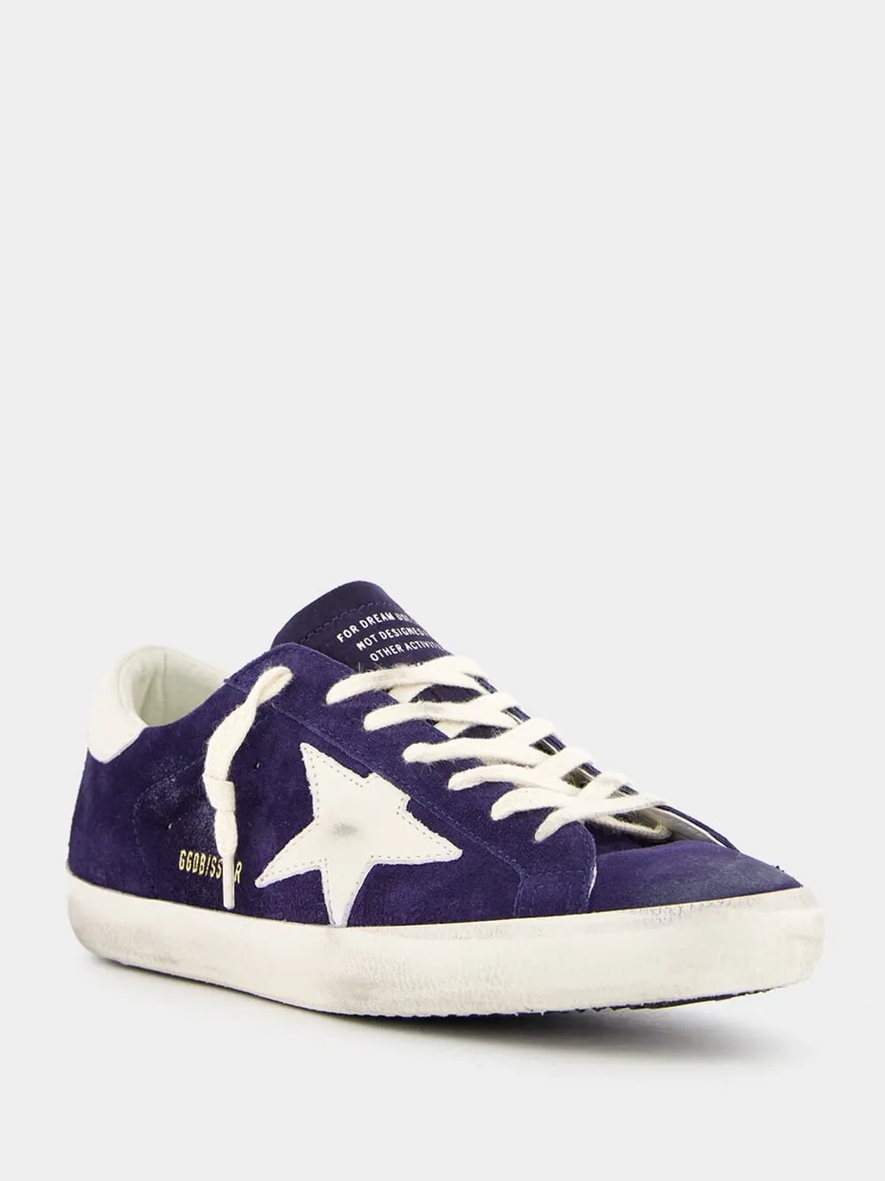 Super-Star Blue Suede Sneakers