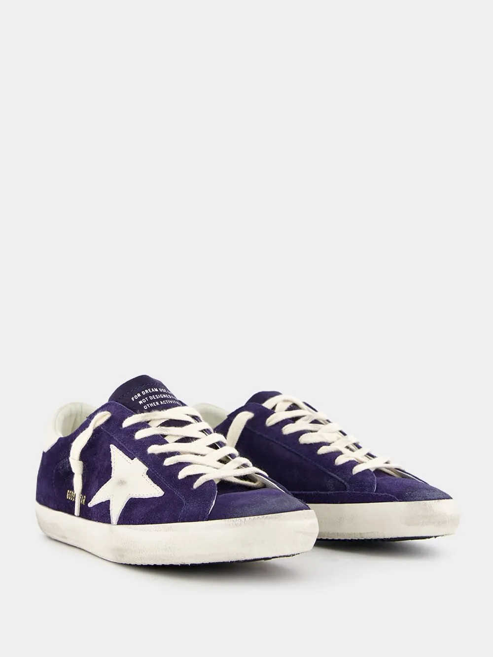 Super-Star Blue Suede Sneakers