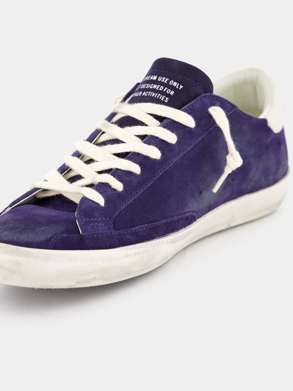 Super-Star Blue Suede Sneakers