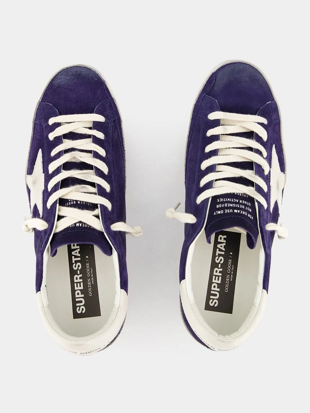 Super-Star Blue Suede Sneakers