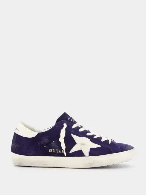 Super-Star Blue Suede Sneakers