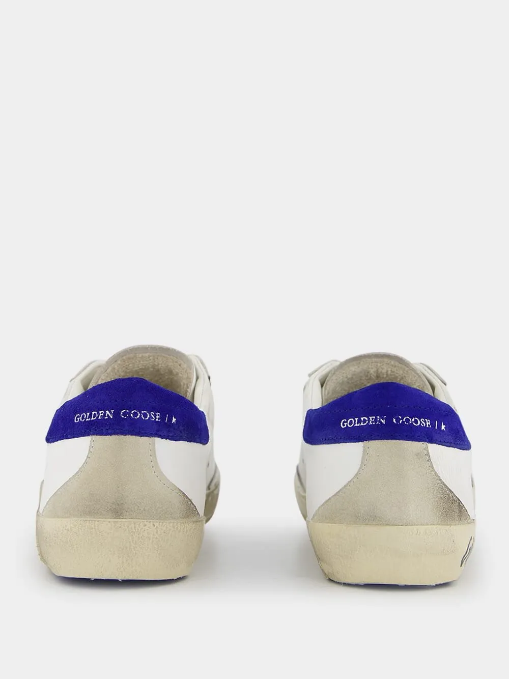 Super-Star Distressed Leather Sneakers