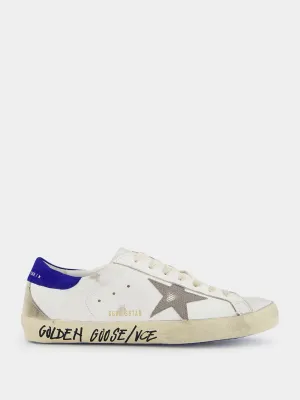 Super-Star Distressed Leather Sneakers