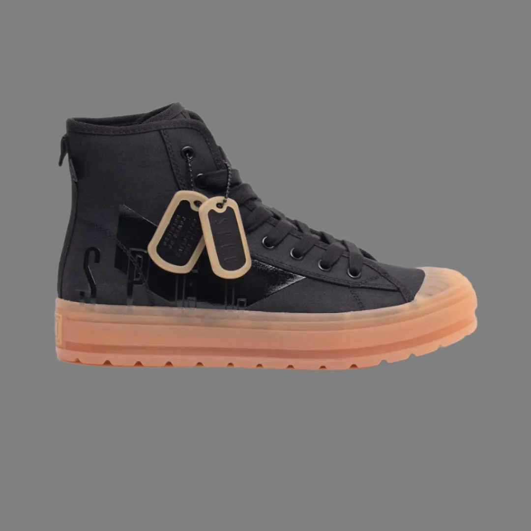 Surge Drongo Hi Sneakers (Black)