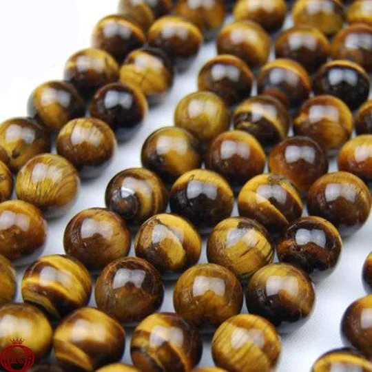 Tiger Eye Beads Smooth Round