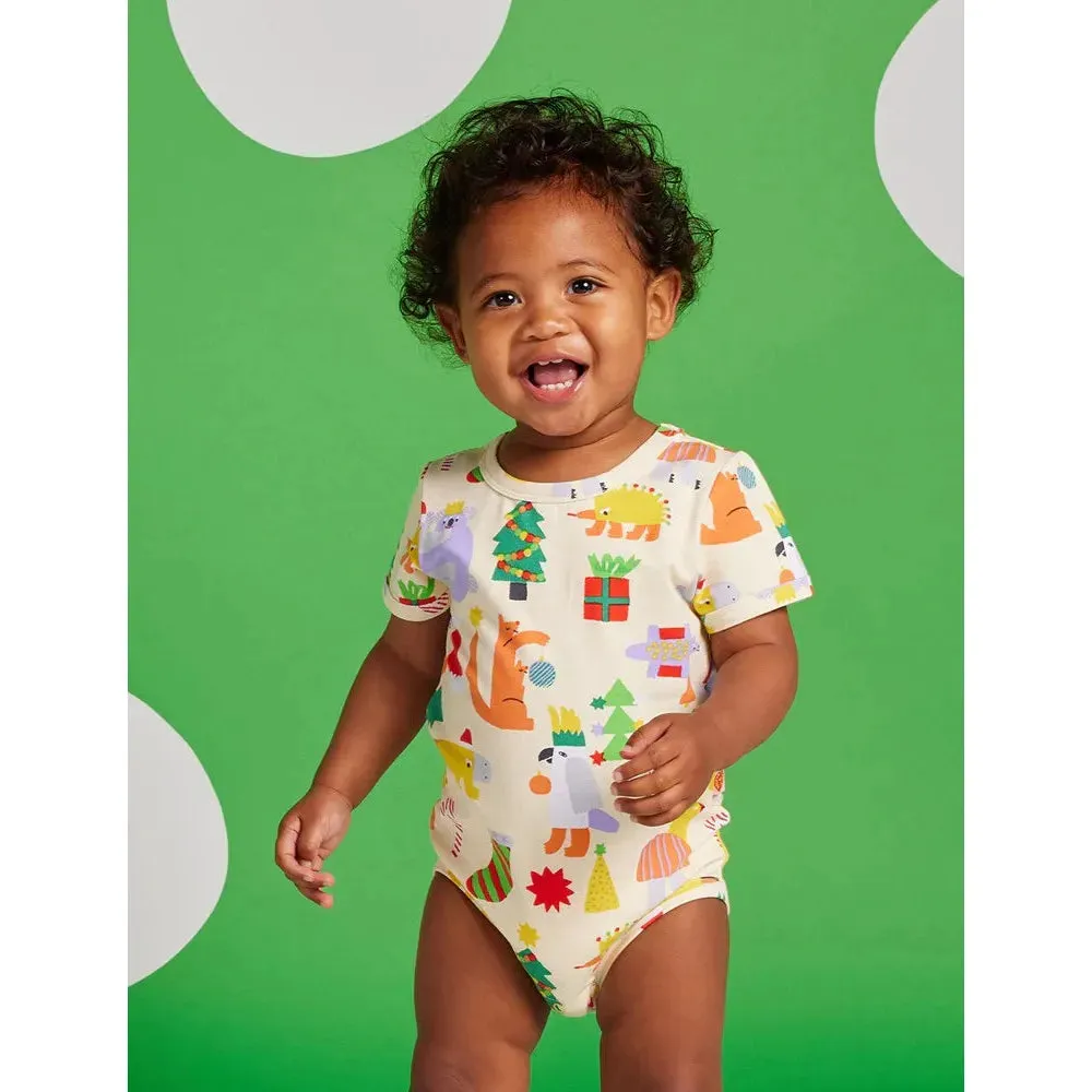Tinsel Tails Short Sleeve Bodysuit