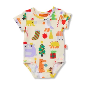 Tinsel Tails Short Sleeve Bodysuit