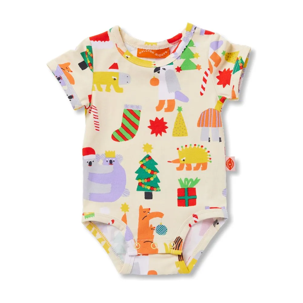 Tinsel Tails Short Sleeve Bodysuit