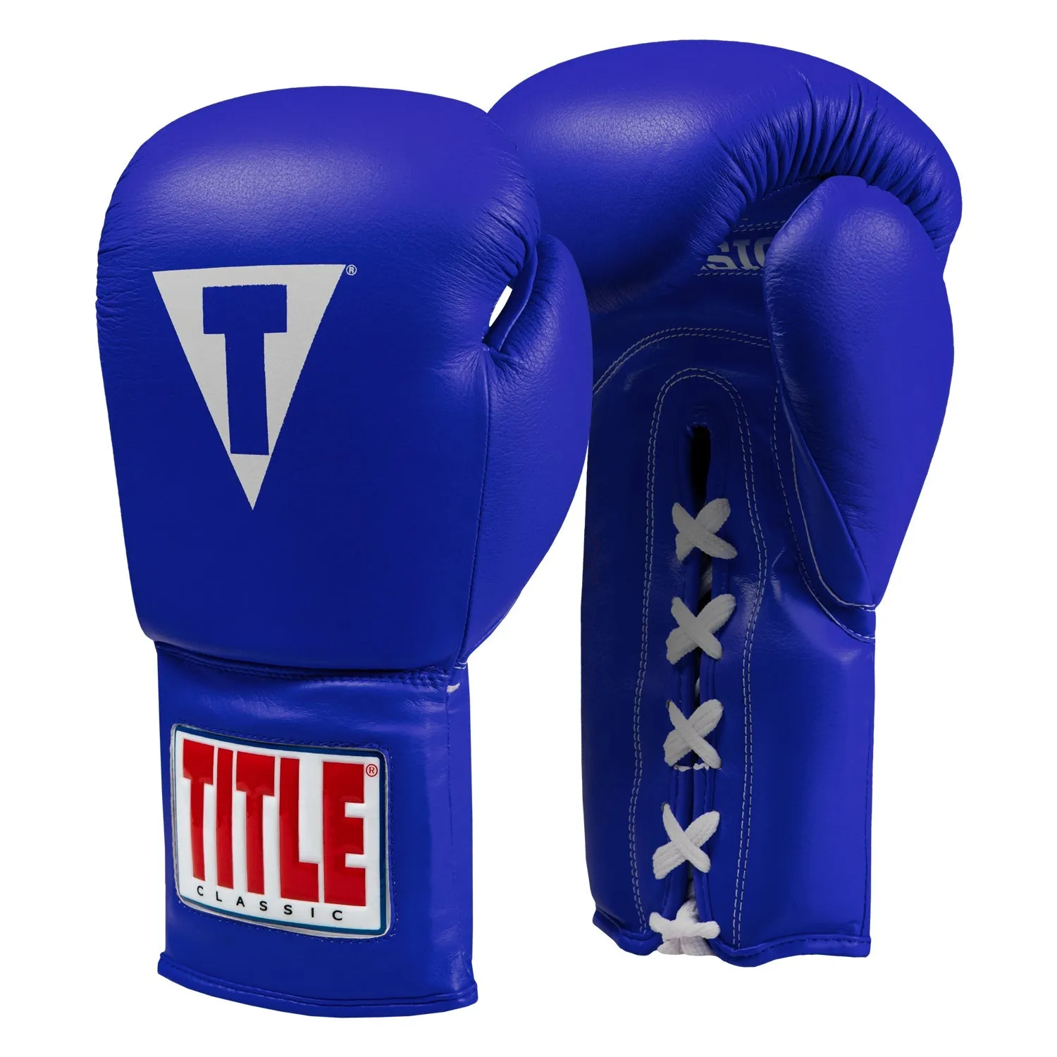TITLE Classic Leather Lace Training Boxing Gloves 2.0