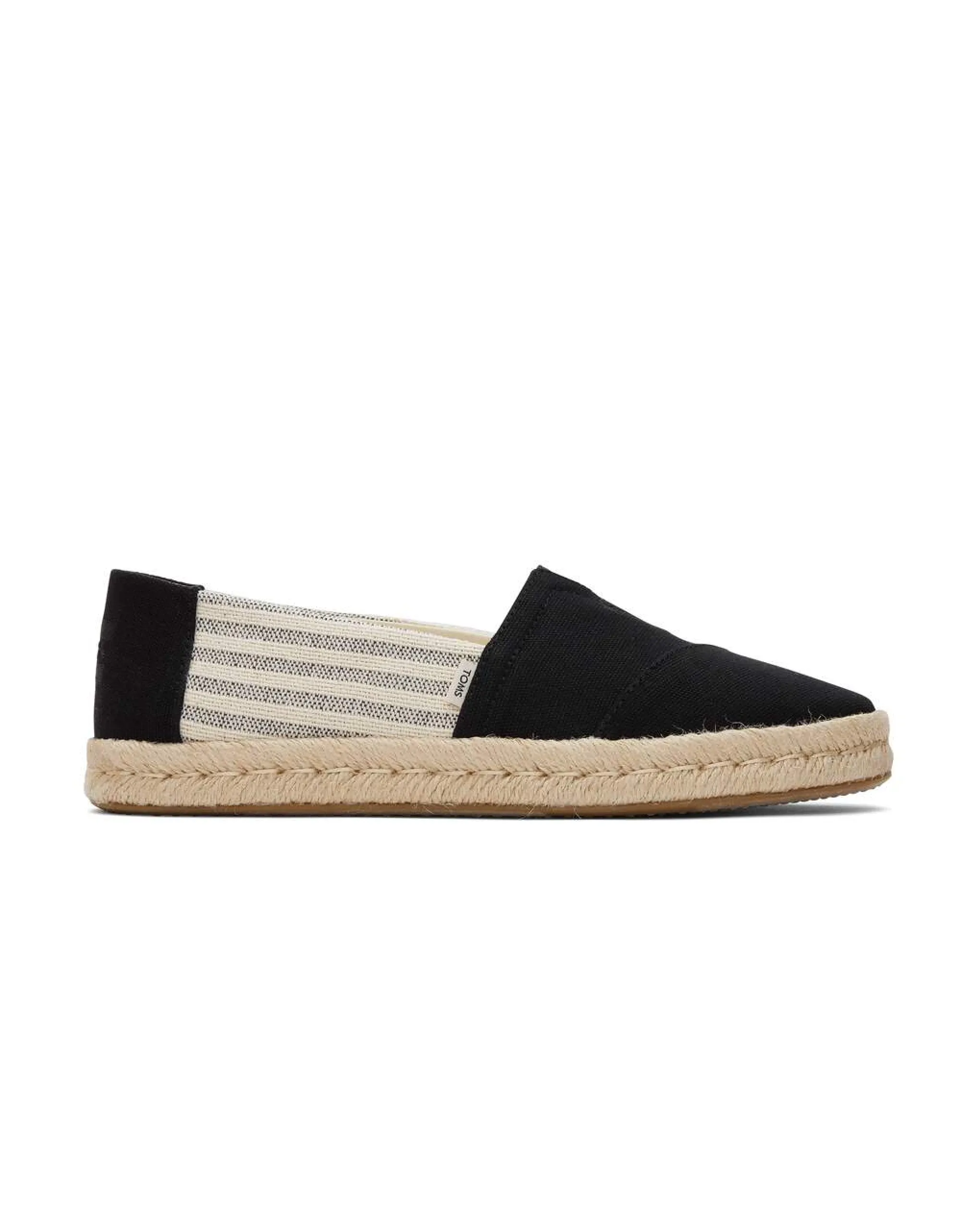 Toms Alpargata Rope 2.0 Black Stripe Espadrille
