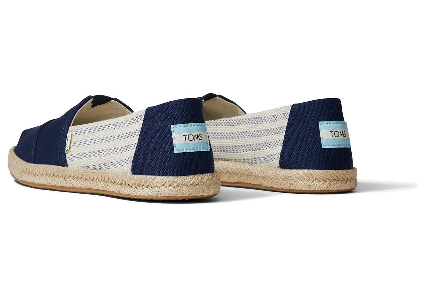 Toms Alpargata Rope University Stripes-NAVY