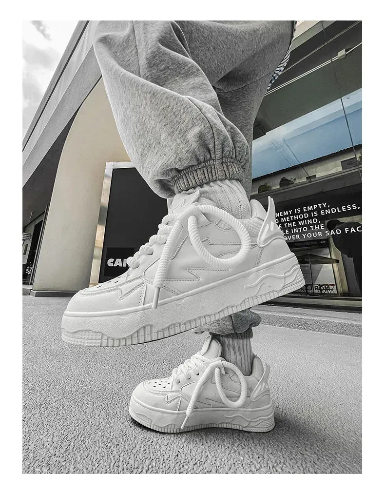 VougeVamp Unisex Skateboard Street Sneakers – Hip-Hop Style Vulcanized Casual Shoes for Walking & Sports