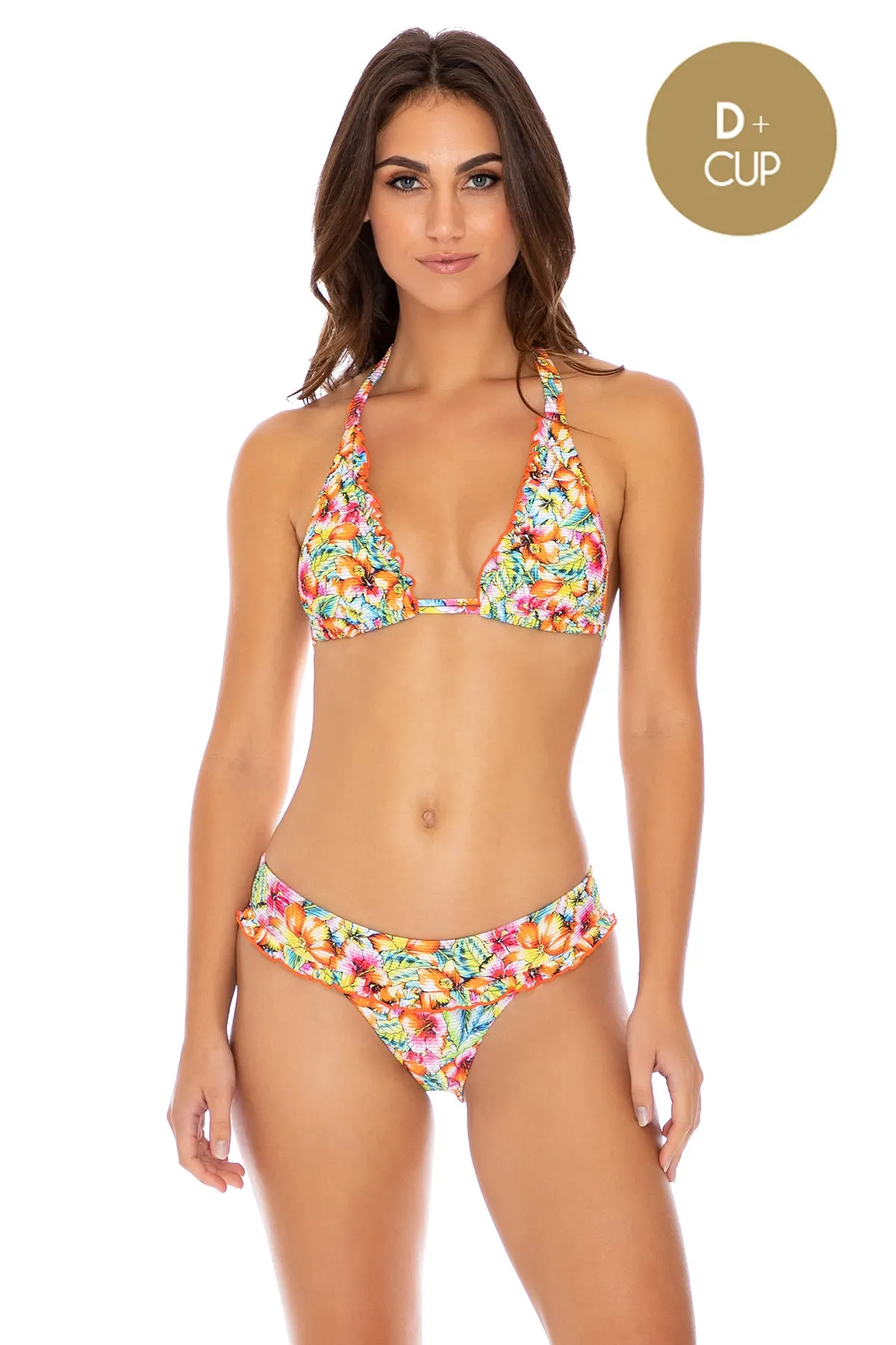 WILD FLOWER - Triangle Halter Top