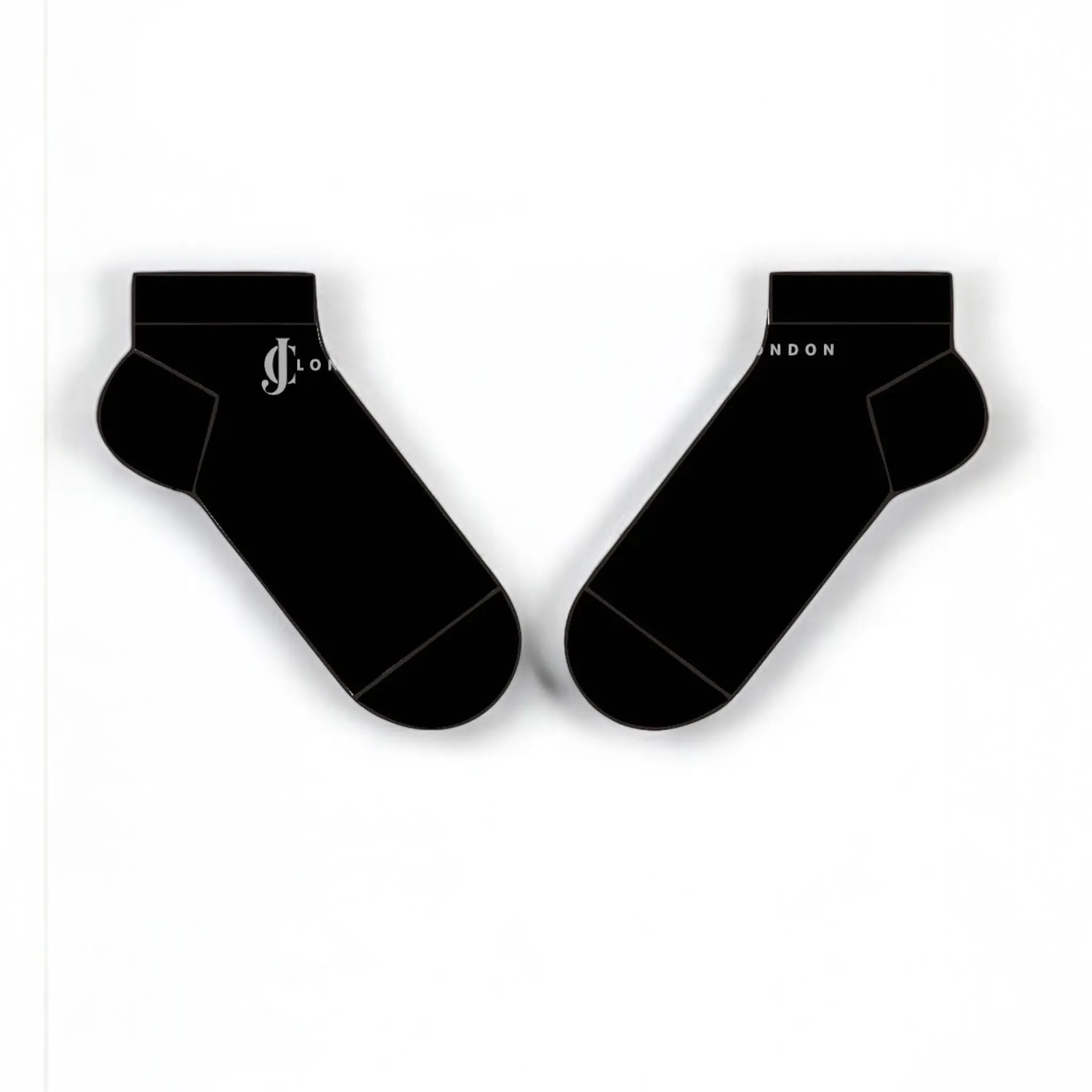 women's ankle socks black pack of 3