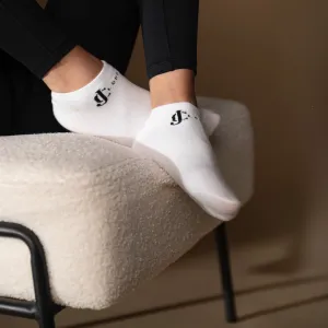women's ankle socks white pack of 3