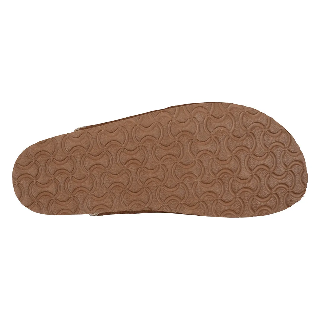 Women's Jamie Cognac Slide Footbed Clogs