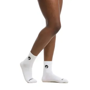 Women's White Crew Socks
