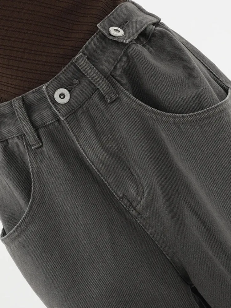 Y2K Casual Straight Leg Denim Jeans