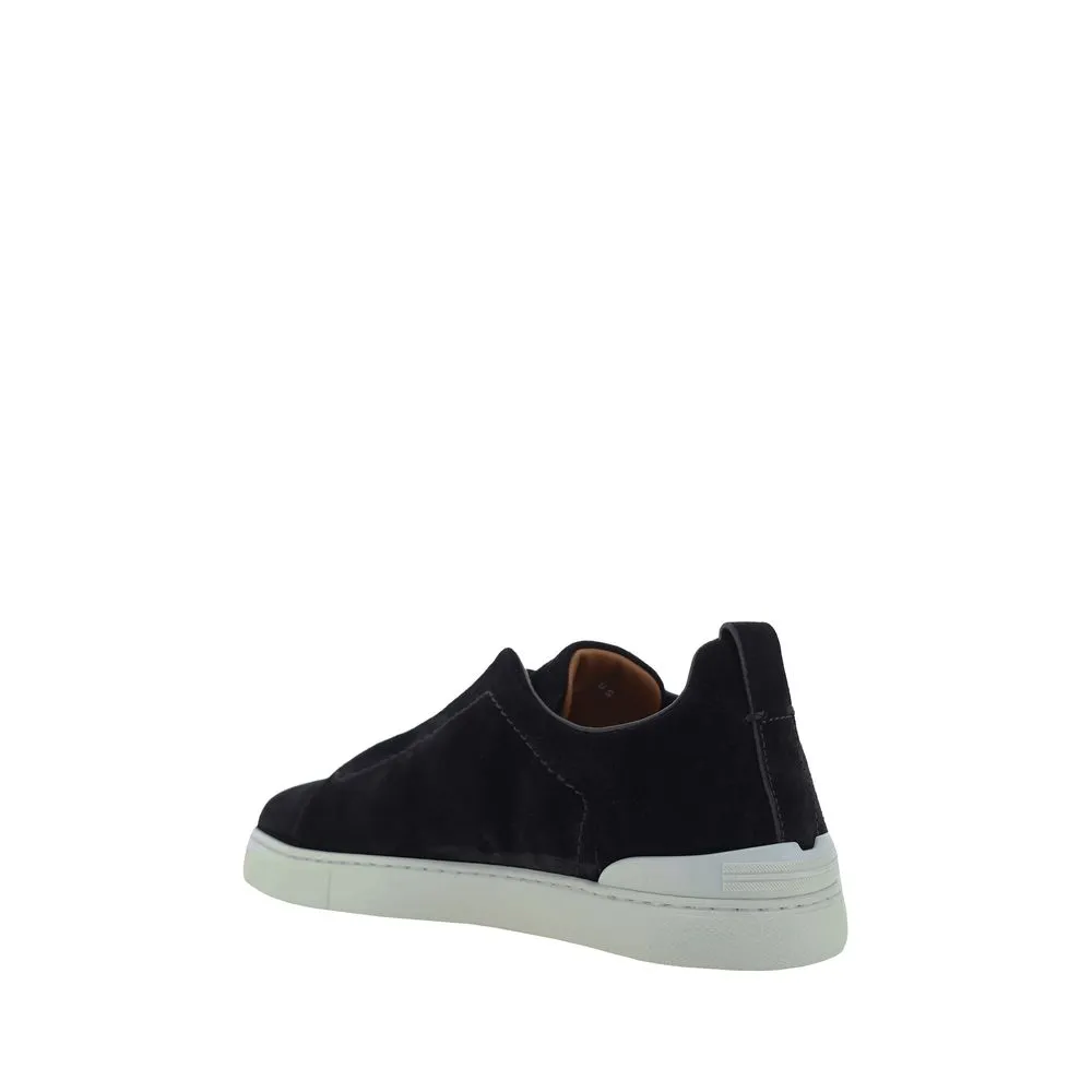 ZEGNA Suede leather Sneakers